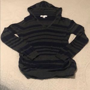 Motherhood Maternity Striped Lightweight Hoodie